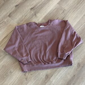 Old Navy Women's Dusty Purple Crew Neck Sweater